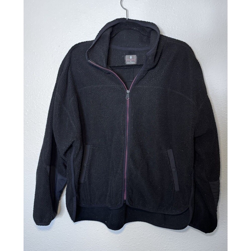 Free People Movement Women's Climb High Fleece Jacket Black Sz M